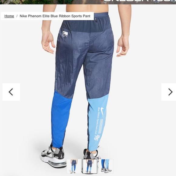 Nike Phenom Elite Blue Ribbon Sports Track Running Pant Size Size Small - Picture 2 of 13